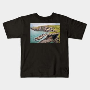 Wonderful Coastal Scenery - Ceibwr Bay, Pembrokeshire Kids T-Shirt